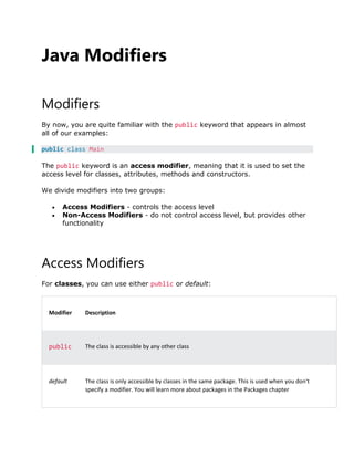 Java Constructors notes in java constructors are a crucial | PDF