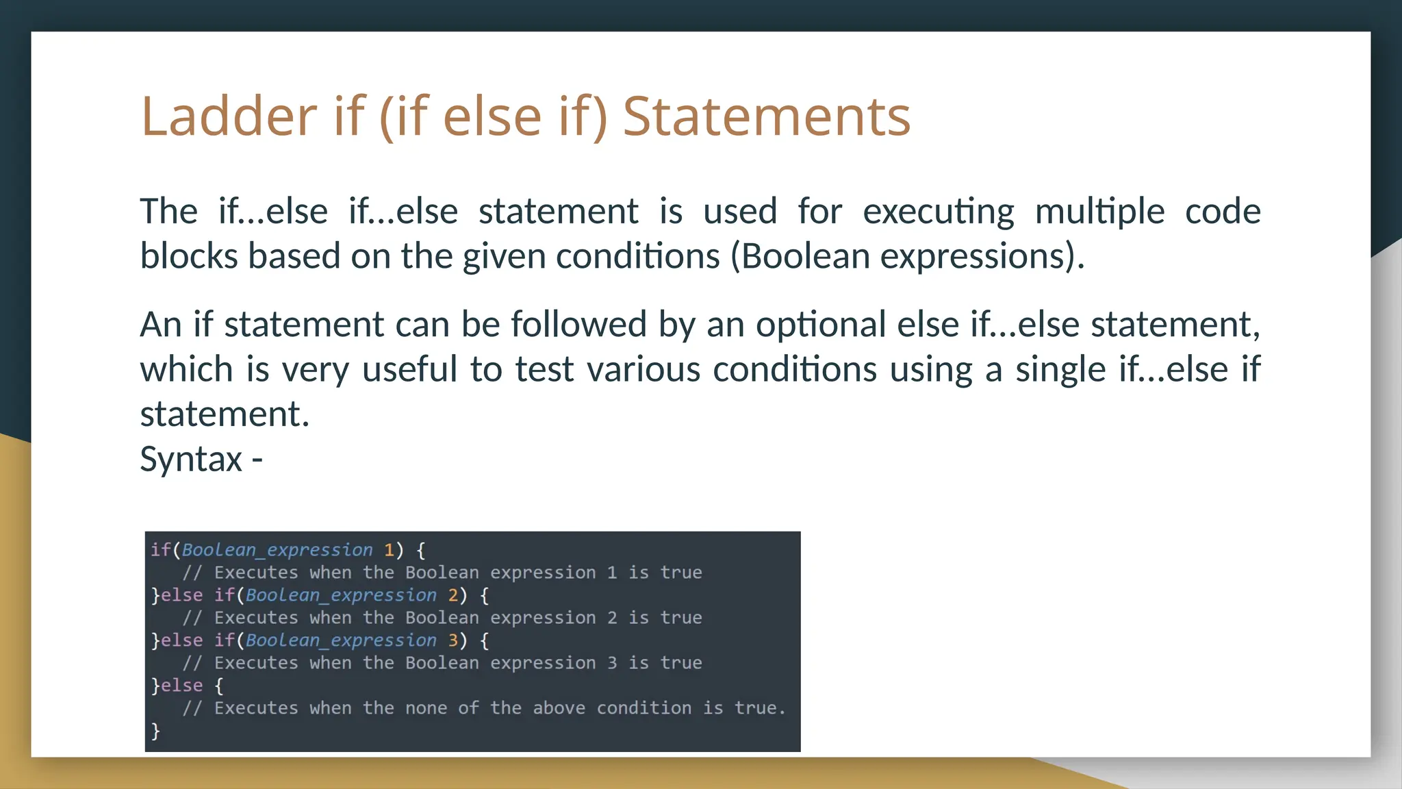 Java Control Statement Control Statement.pptx