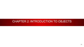 CHAPTER 2: INTRODUCTION TO OBJECTS
24
 