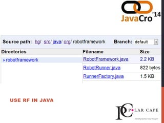 USE RF IN JAVA
 