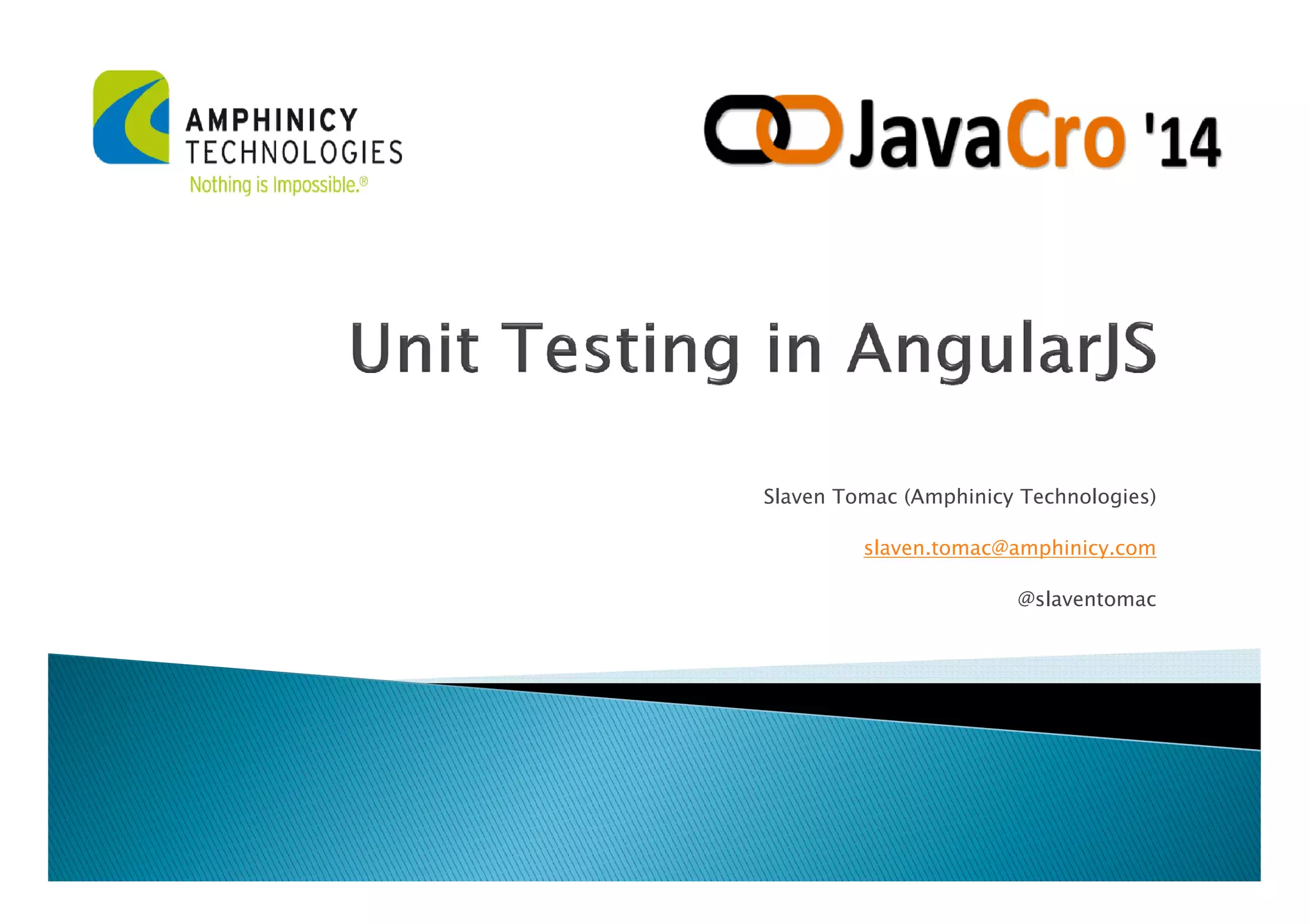 Slaven Tomac (Amphinicy Technologies)
slaven.tomac@amphinicy.com
@slaventomac