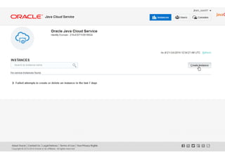 Copyright © 2014 Oracle and/or its affiliates. All rights reserved. |Copyright © 2014 Oracle and/or its affiliates. All rights reserved. | Oracle Company Confidential – Shared Under Terms of OPN NDA
 
