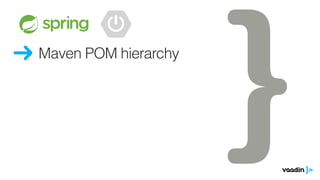 Maven POM hierarchy
 