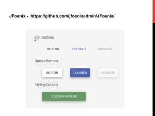 JFoenix - https://github.com/jfoenixadmin/JFoenix/
 
