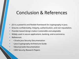 Java_Cryptography_Architecture_PPT.pptx for engineers | PPTX