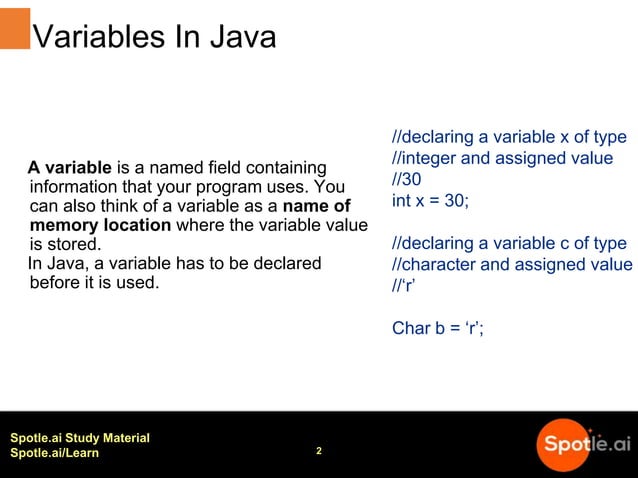 Java Data Types | PPTX