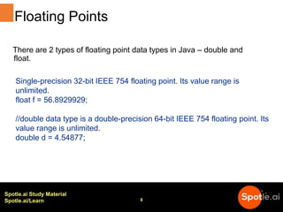 Java Data Types | PPTX