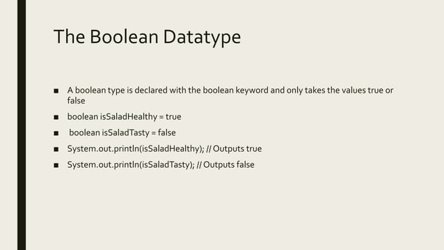 Java data types | PPTX