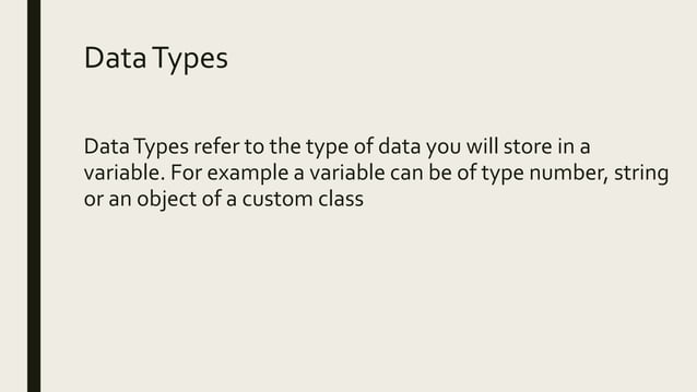 Java data types | PPTX