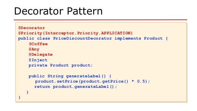 Java Ee Revisits Design Patterns