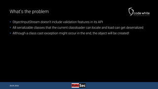 Java Deserialization Vulnerabilities - The Forgotten Bug Class (RuhrSec Edition)