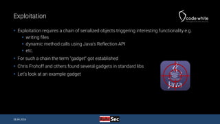 Java Deserialization Vulnerabilities - The Forgotten Bug Class (RuhrSec Edition)