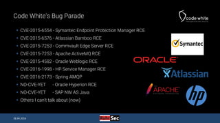 Java Deserialization Vulnerabilities - The Forgotten Bug Class (RuhrSec Edition)