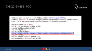 Java Deserialization Vulnerabilities - The Forgotten Bug Class (RuhrSec Edition)