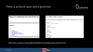 Java Deserialization Vulnerabilities - The Forgotten Bug Class (RuhrSec Edition)