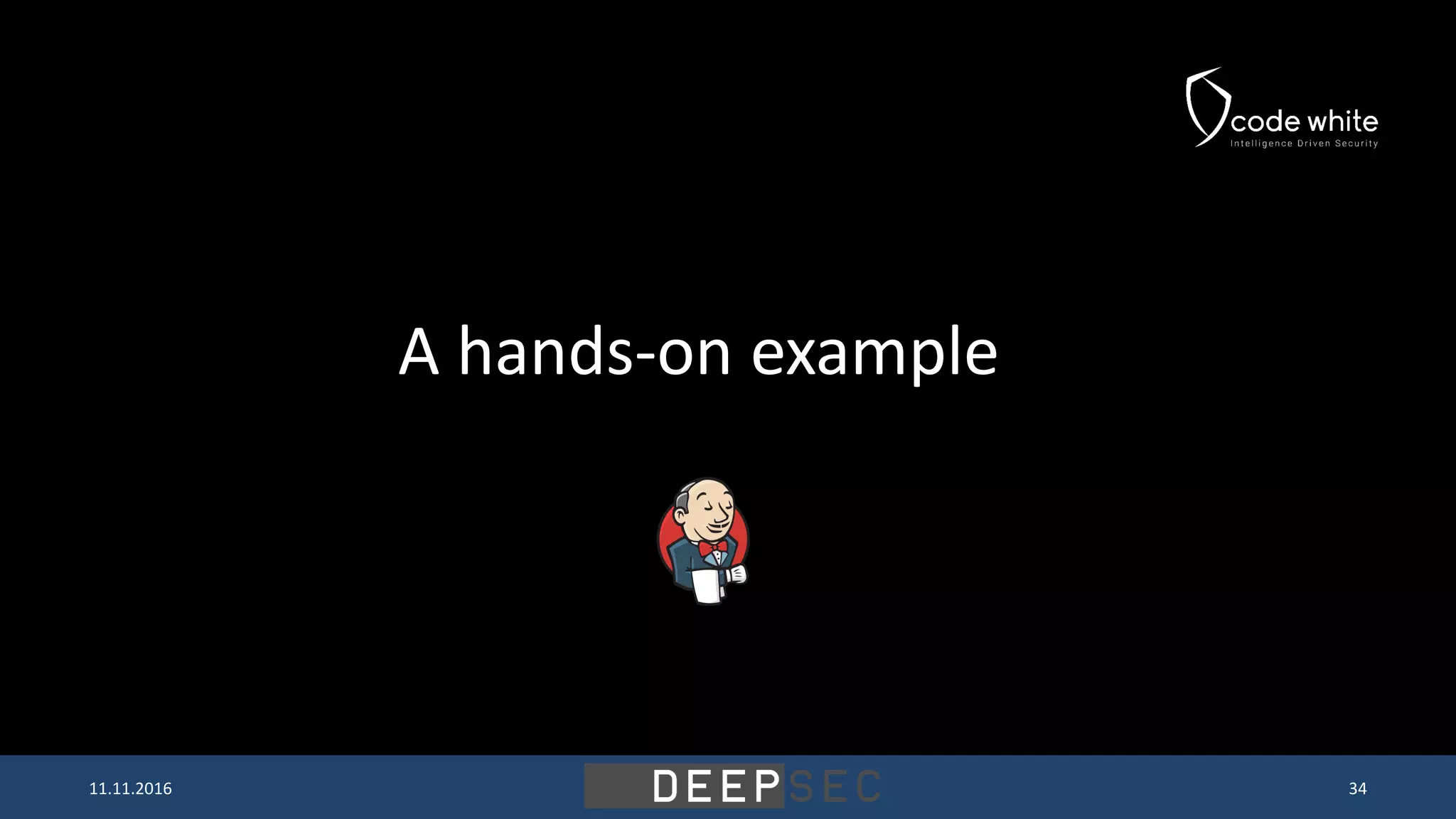 A hands-on example 11.11.2016 34 