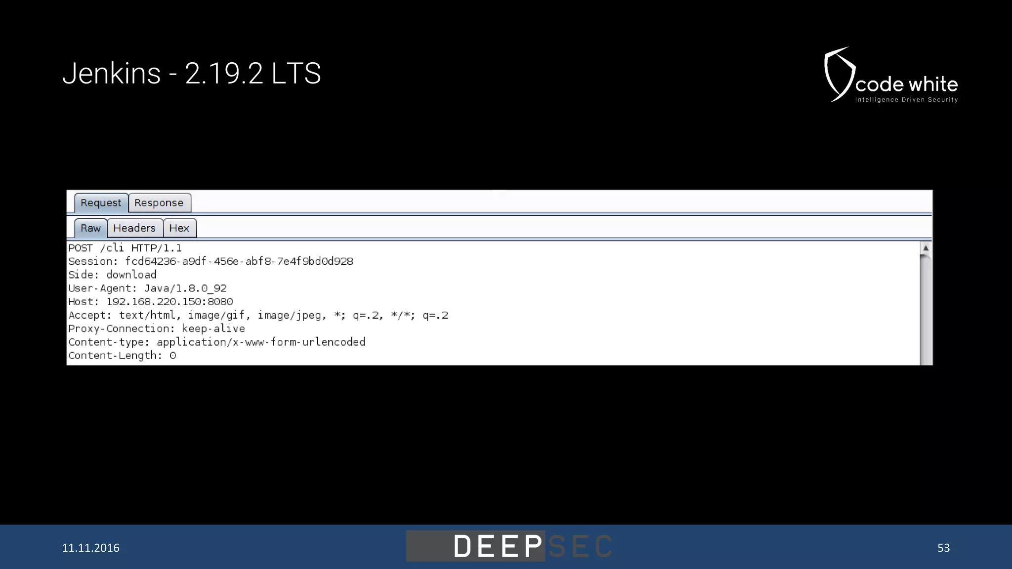 Jenkins - 2.19.2 LTS 11.11.2016 53 