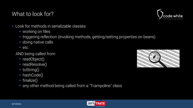 Java Deserialization Vulnerabilities - The Forgotten Bug Class | PDF ...