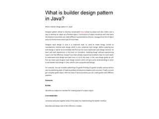 Javadesign