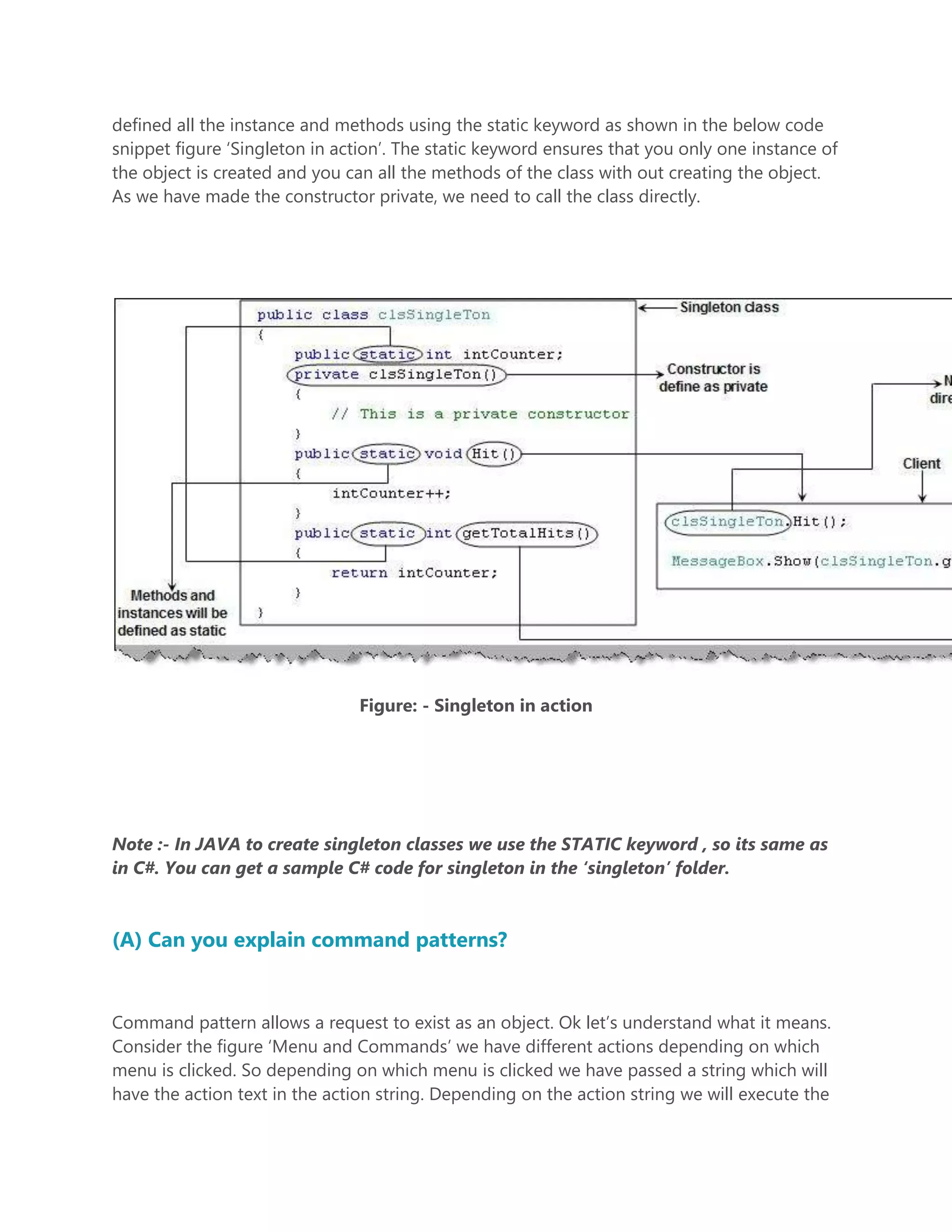 Java Design Pattern Interview Questions