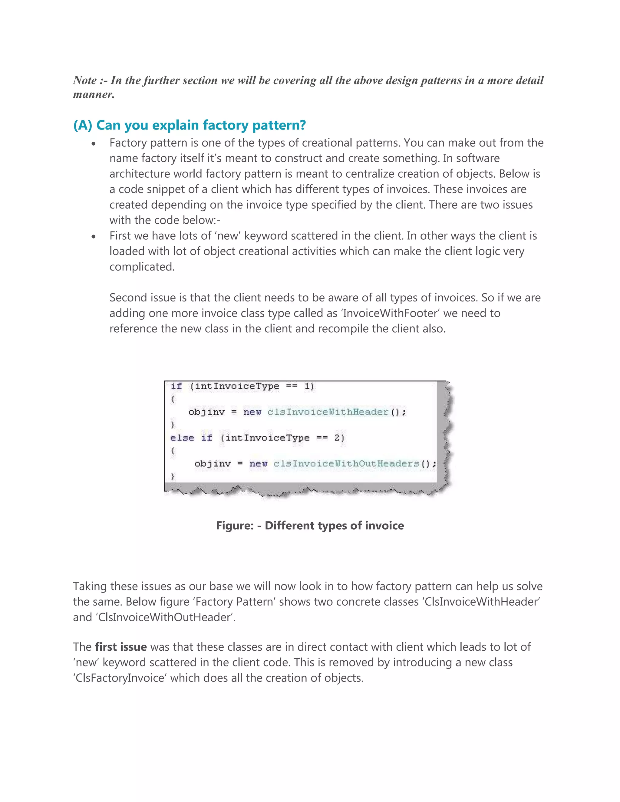Java Design Pattern Interview Questions