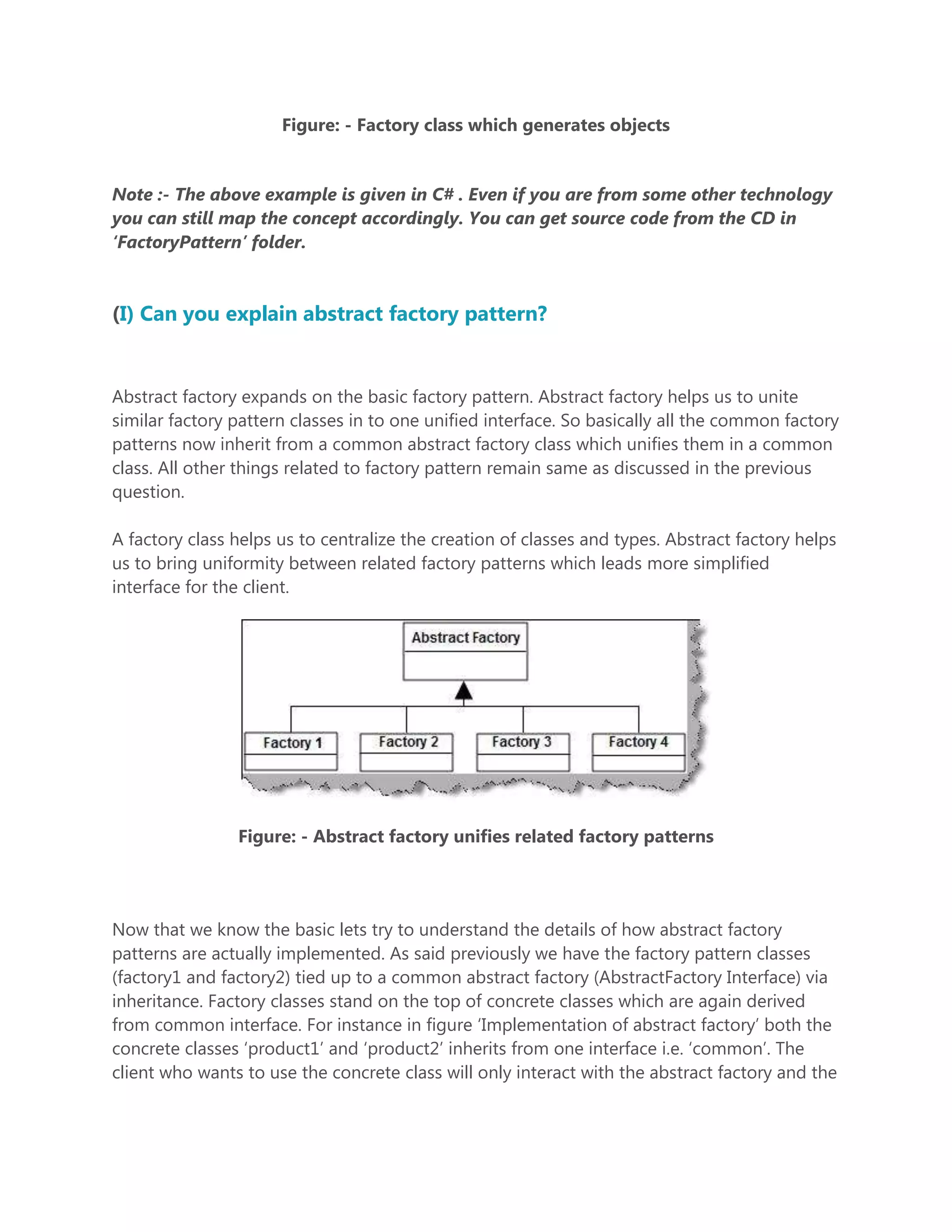 Java Design Pattern Interview Questions