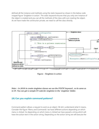 Java Design Pattern Interview Questions