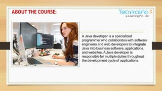 Java developer presentation | PPT