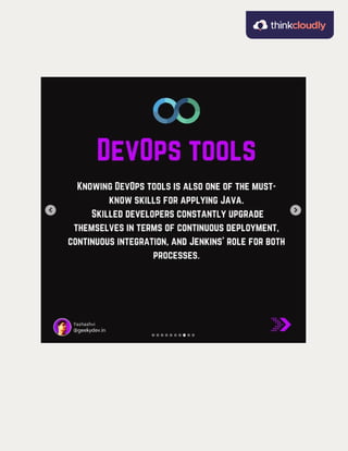 Java Developer Skills Set | PDF