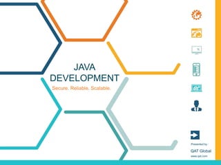 www.qat.com
Presented by :
QAT Global
JAVA
DEVELOPMENT
Secure. Reliable. Scalable.
 