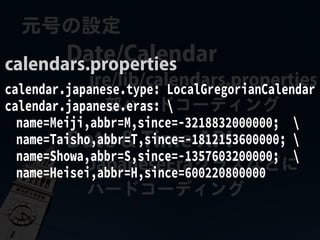 Javaで和暦と元号