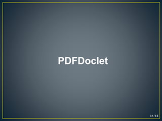 PDFDoclet
 