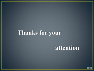 Thanks for your
attention
 