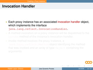 Understanding Java Dynamic Proxies | PPT