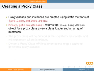 Understanding Java Dynamic Proxies | PPT