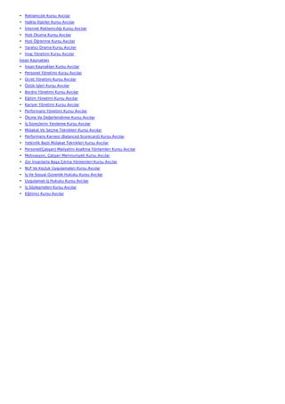 • Reklamcılık Kursu Avcılar
• Halkla İlişkiler Kursu Avcılar
• İnternet Reklamcılığı Kursu Avcılar
• Hızlı Okuma Kursu Avcılar
• Hızlı Öğrenme Kursu Avcılar
• Yaratıcı Drama Kursu Avcılar
• İmaj Yönetimi Kursu Avcılar
İnsan Kaynakları
• İnsan Kaynakları Kursu Avcılar
• Personel Yönetimi Kursu Avcılar
• Ücret Yönetimi Kursu Avcılar
• Özlük İşleri Kursu Avcılar
• Bordro Yönetimi Kursu Avcılar
• Eğitim Yönetimi Kursu Avcılar
• Kariyer Yönetimi Kursu Avcılar
• Performans Yönetimi Kursu Avcılar
• Ölçme Ve Değerlendirme Kursu Avcılar
• İş Süreçlerini Yenileme Kursu Avcılar
• Mülakat Ve Seçme Teknikleri Kursu Avcılar
• Performans Karnesi (Balanced Scorecard) Kursu Avcılar
• Yetkinlik Bazlı Mülakat Teknikleri Kursu Avcılar
• Personel(Çalışan) Maliyetini Azaltma Yöntemleri Kursu Avcılar
• Motivasyon, Çalışan Memnuniyeti Kursu Avcılar
• Zor İnsanlarla Başa Çıkma Yöntemleri Kursu Avcılar
• NLP Ve Koçluk Uygulamaları Kursu Avcılar
• İş Ve Sosyal Güvenlik Hukuku Kursu Avcılar
• Uygulamalı İş Hukuku Kursu Avcılar
• İş Sözleşmeleri Kursu Avcılar
• Eğitimci Kursu Avcılar
 