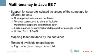 Java EE 7: Developing for the Cloud at Geecon, JEEConf, Johannesburg