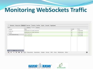 Monitoring WebSockets Traffic

 