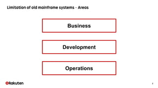 7
Business
Operations
Development
 