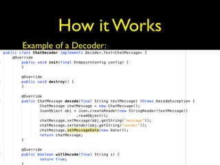 How it Works
Example of a Decoder:
 