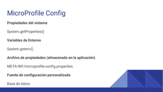 Java EE 8 / Jakarta EE y Microprofile | PDF