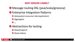 Javaeeconf 2016 how to cook apache kafka with camel and spring boot | PPTX