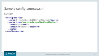 Copyright © 2016, Oracle and/or its affiliates. All rights reserved. |
JSR Features (Java EE Next)
39
 
