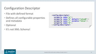 Copyright © 2016, Oracle and/or its affiliates. All rights reserved. |
Immutability
42
Mutable Immutable
 