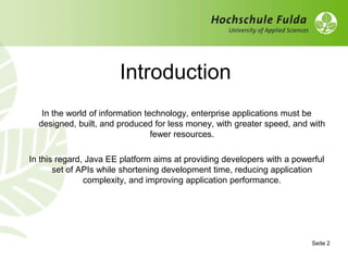 Java ee introduction