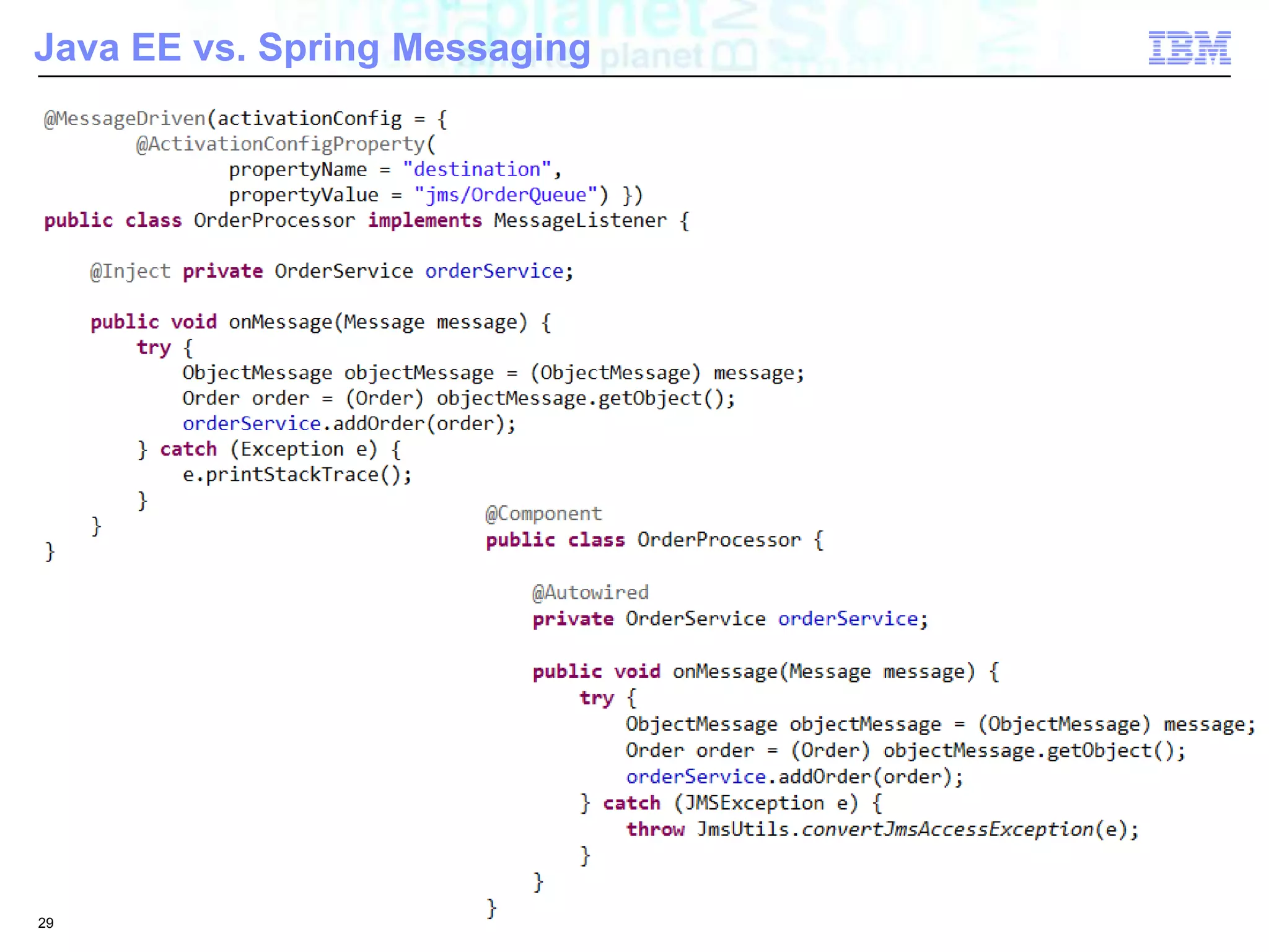 Java EE vs. Spring Scheduling27