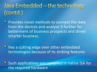 Java Embedded System | PPTX