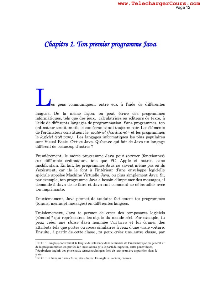Logiciel coder en java