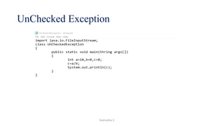 Overview of Exception Handling in Java.pptx