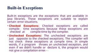 Overview of Exception Handling in Java.pptx